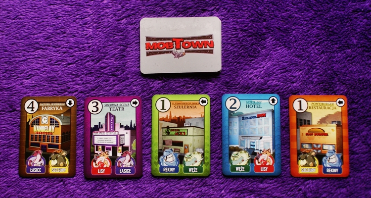 Mob Town - karty budynków