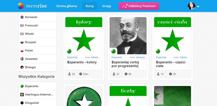 memrise esperanto